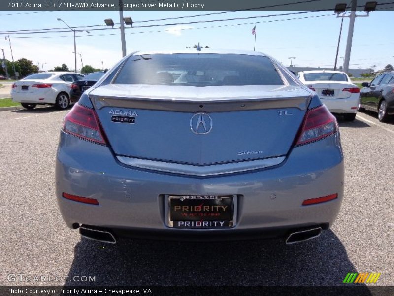 Forged Silver Metallic / Ebony 2012 Acura TL 3.7 SH-AWD Advance