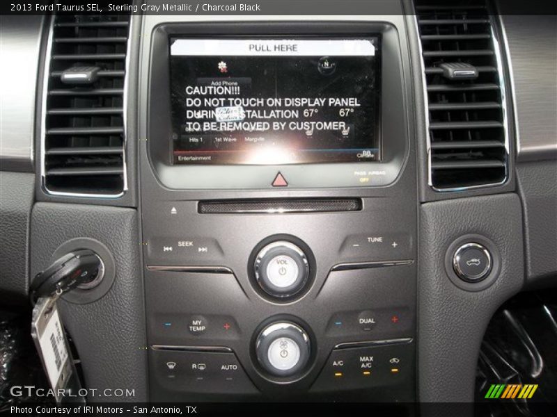 Sterling Gray Metallic / Charcoal Black 2013 Ford Taurus SEL