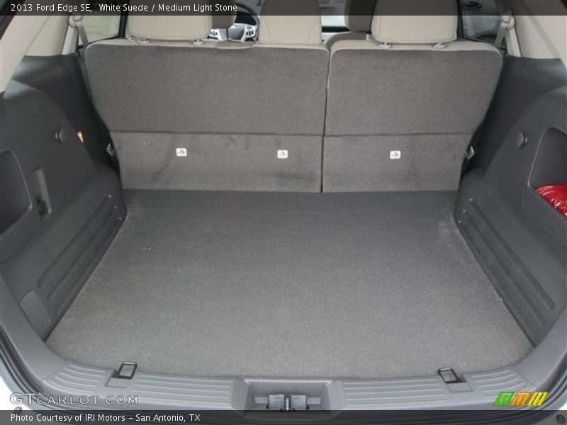 White Suede / Medium Light Stone 2013 Ford Edge SE