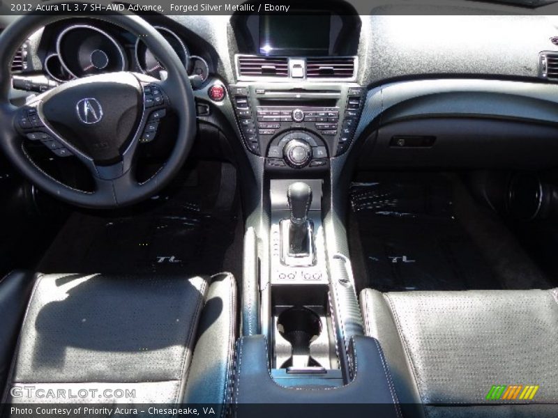 Forged Silver Metallic / Ebony 2012 Acura TL 3.7 SH-AWD Advance