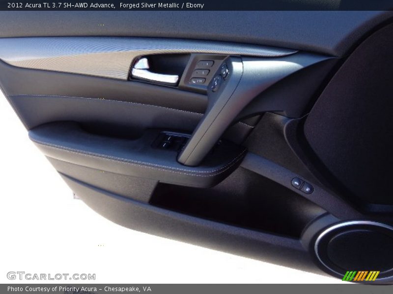 Forged Silver Metallic / Ebony 2012 Acura TL 3.7 SH-AWD Advance