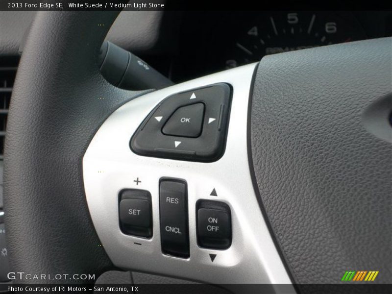 White Suede / Medium Light Stone 2013 Ford Edge SE