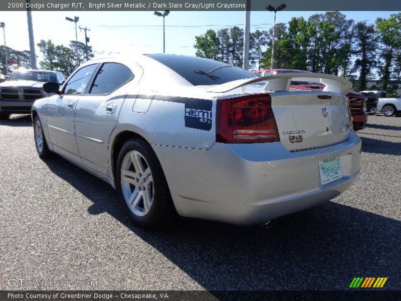Bright Silver Metallic / Dark Slate Gray/Light Graystone 2006 Dodge Charger R/T