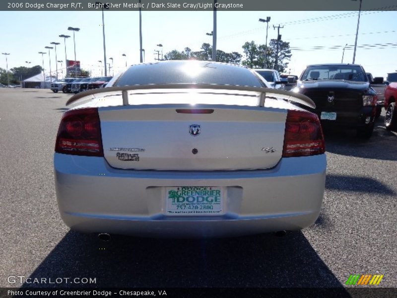 Bright Silver Metallic / Dark Slate Gray/Light Graystone 2006 Dodge Charger R/T
