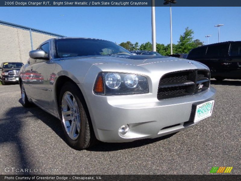 Bright Silver Metallic / Dark Slate Gray/Light Graystone 2006 Dodge Charger R/T