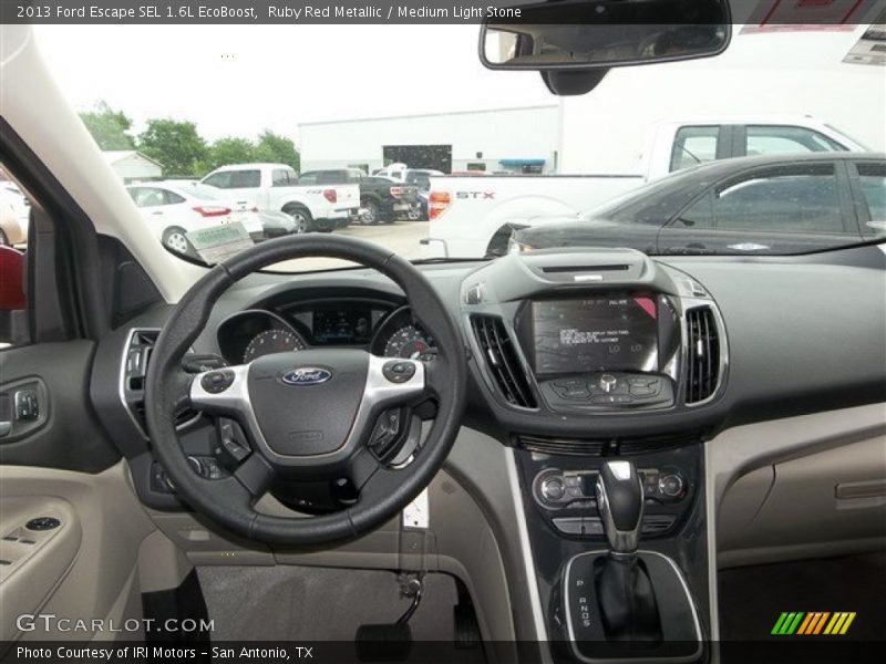 Ruby Red Metallic / Medium Light Stone 2013 Ford Escape SEL 1.6L EcoBoost