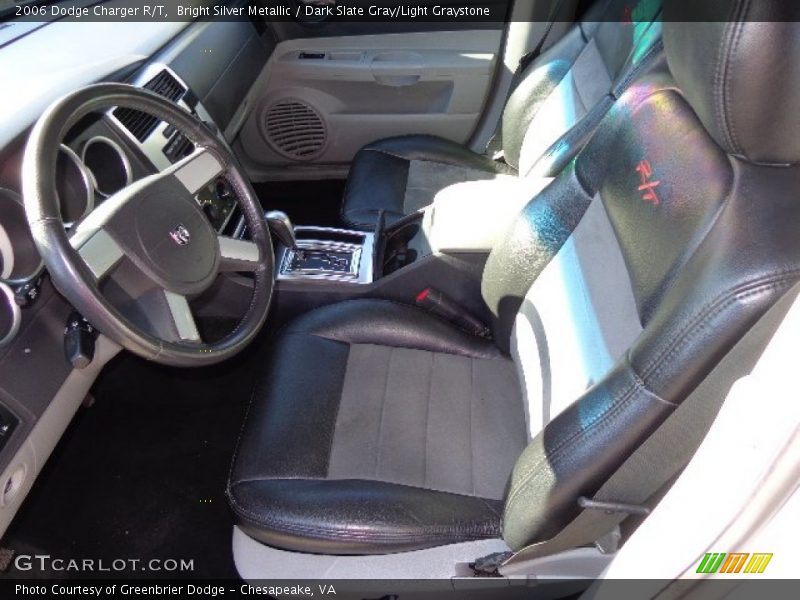 Bright Silver Metallic / Dark Slate Gray/Light Graystone 2006 Dodge Charger R/T