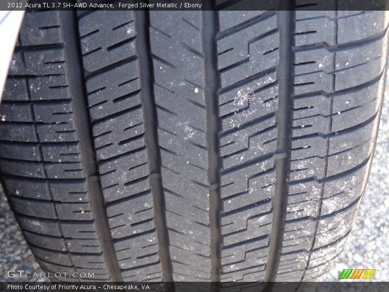Forged Silver Metallic / Ebony 2012 Acura TL 3.7 SH-AWD Advance