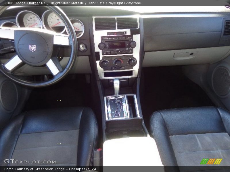 Bright Silver Metallic / Dark Slate Gray/Light Graystone 2006 Dodge Charger R/T