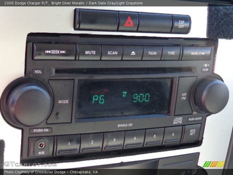 Bright Silver Metallic / Dark Slate Gray/Light Graystone 2006 Dodge Charger R/T