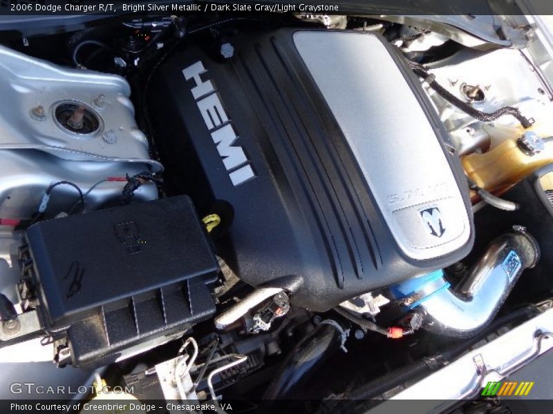 Bright Silver Metallic / Dark Slate Gray/Light Graystone 2006 Dodge Charger R/T