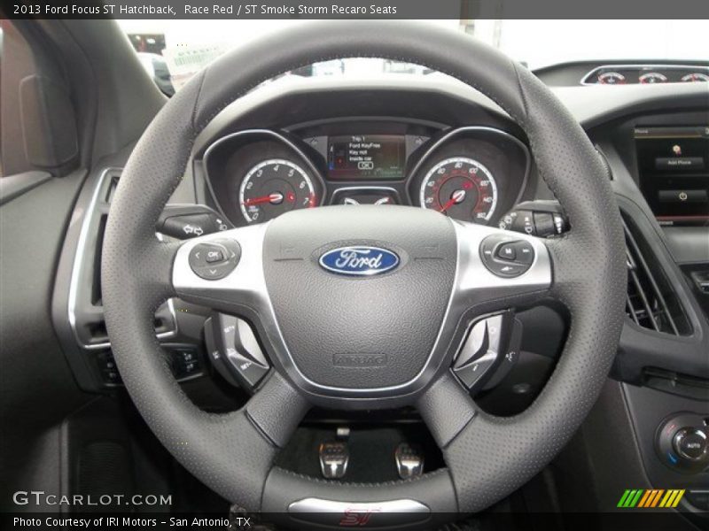 Race Red / ST Smoke Storm Recaro Seats 2013 Ford Focus ST Hatchback