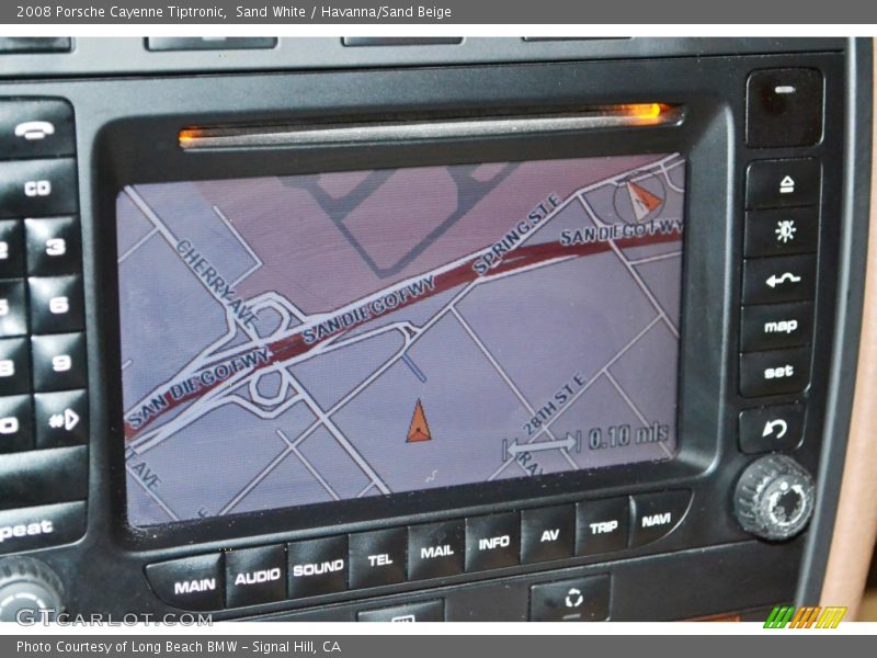 Navigation of 2008 Cayenne Tiptronic