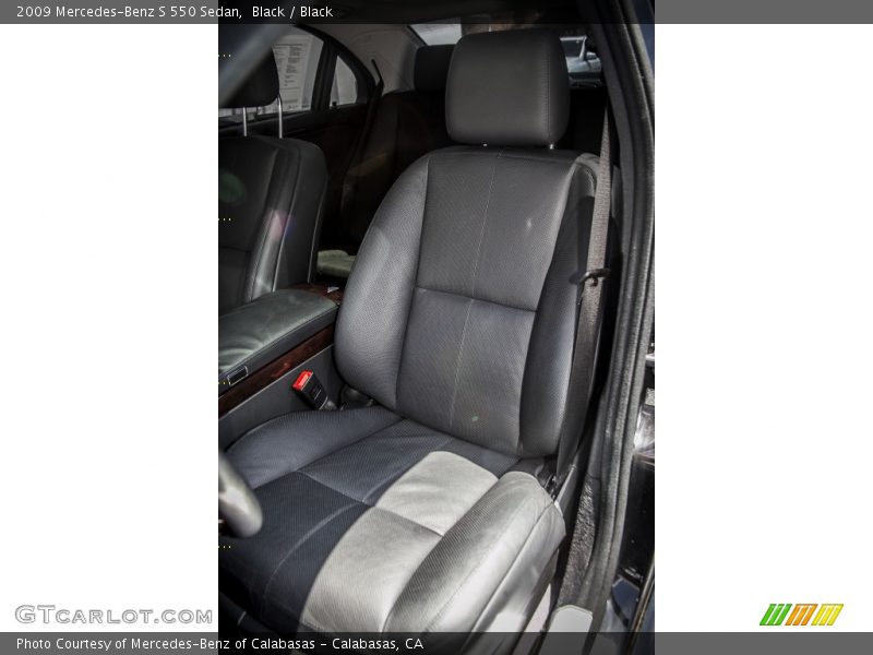 Black / Black 2009 Mercedes-Benz S 550 Sedan