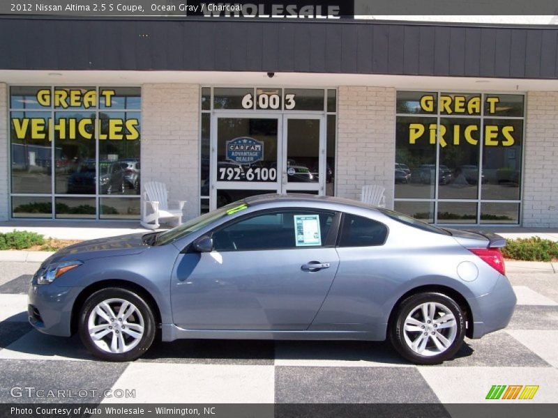 Ocean Gray / Charcoal 2012 Nissan Altima 2.5 S Coupe