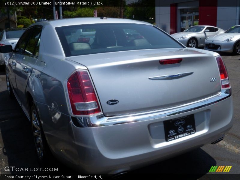 Bright Silver Metallic / Black 2012 Chrysler 300 Limited