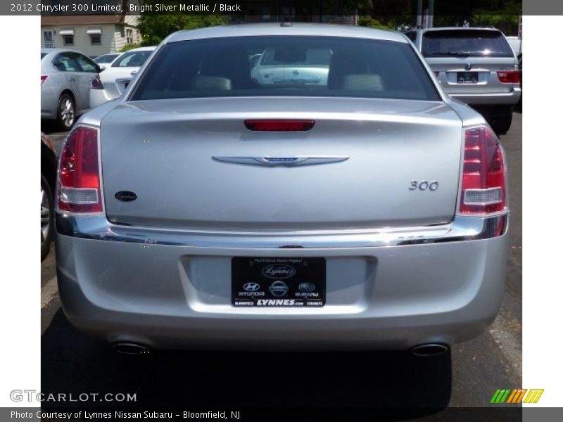 Bright Silver Metallic / Black 2012 Chrysler 300 Limited