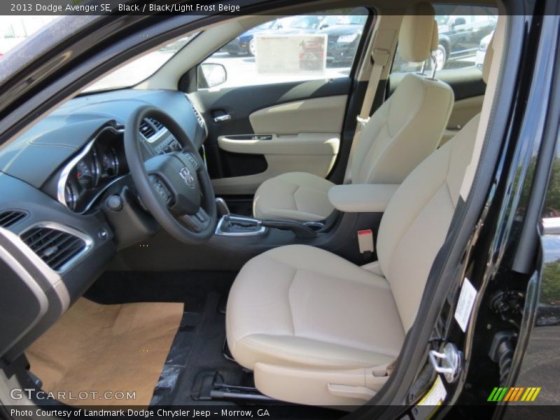 Black / Black/Light Frost Beige 2013 Dodge Avenger SE