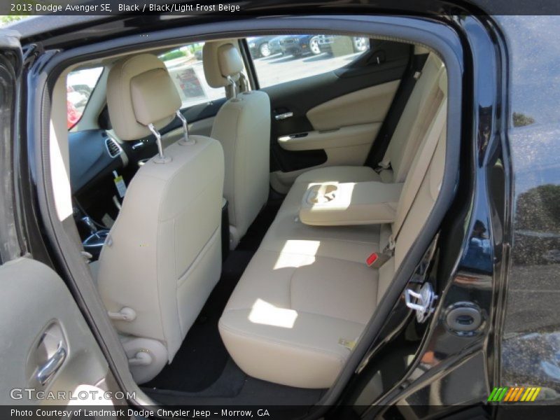 Black / Black/Light Frost Beige 2013 Dodge Avenger SE