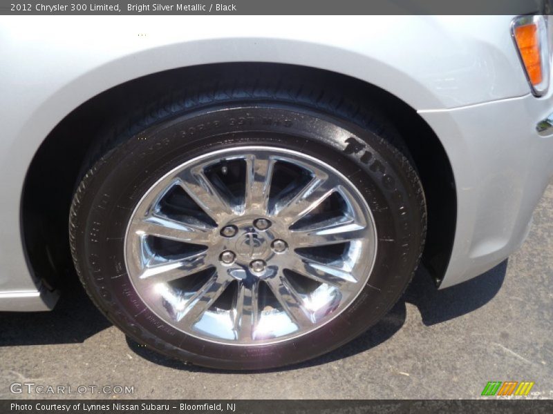 Bright Silver Metallic / Black 2012 Chrysler 300 Limited
