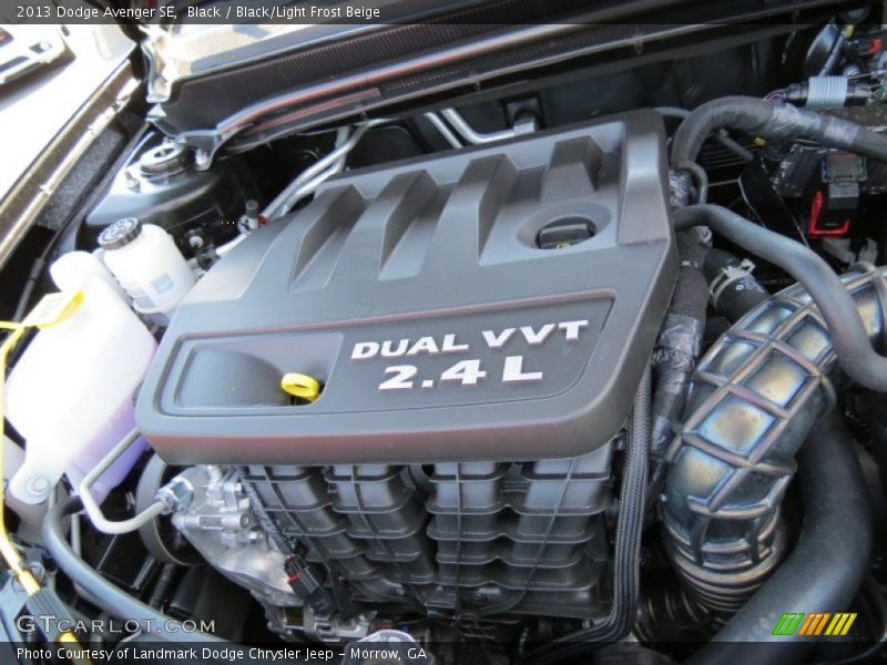 Black / Black/Light Frost Beige 2013 Dodge Avenger SE