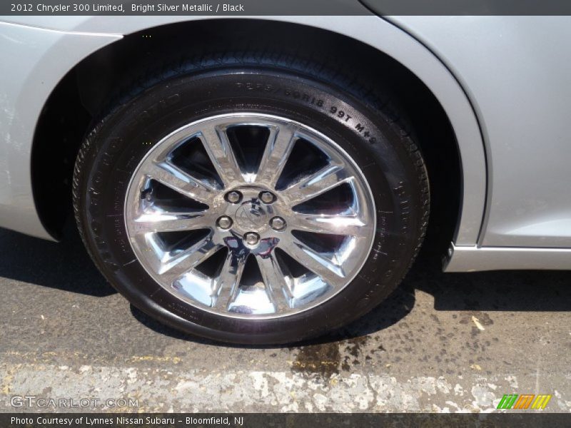 Bright Silver Metallic / Black 2012 Chrysler 300 Limited