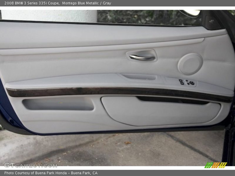 Montego Blue Metallic / Gray 2008 BMW 3 Series 335i Coupe