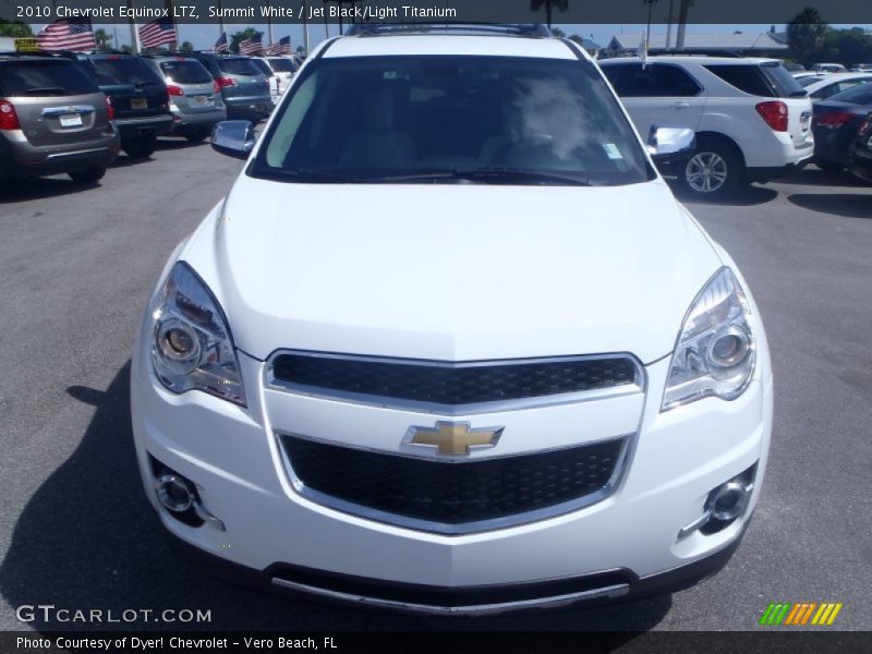 Summit White / Jet Black/Light Titanium 2010 Chevrolet Equinox LTZ