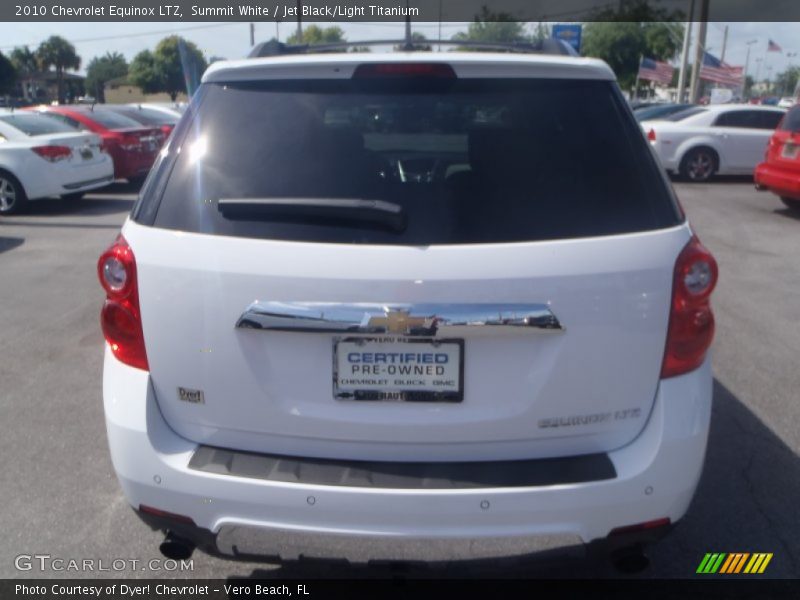 Summit White / Jet Black/Light Titanium 2010 Chevrolet Equinox LTZ