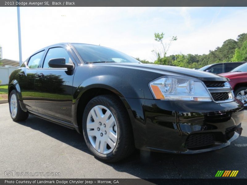 Black / Black 2013 Dodge Avenger SE