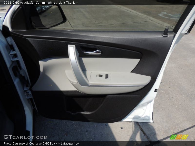 Summit White / Light Titanium 2011 GMC Acadia SL