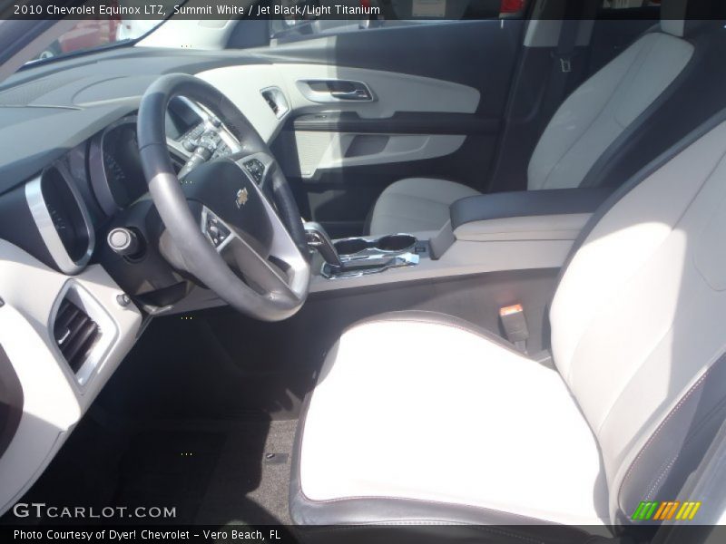 Summit White / Jet Black/Light Titanium 2010 Chevrolet Equinox LTZ