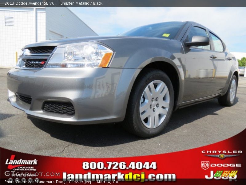Tungsten Metallic / Black 2013 Dodge Avenger SE V6