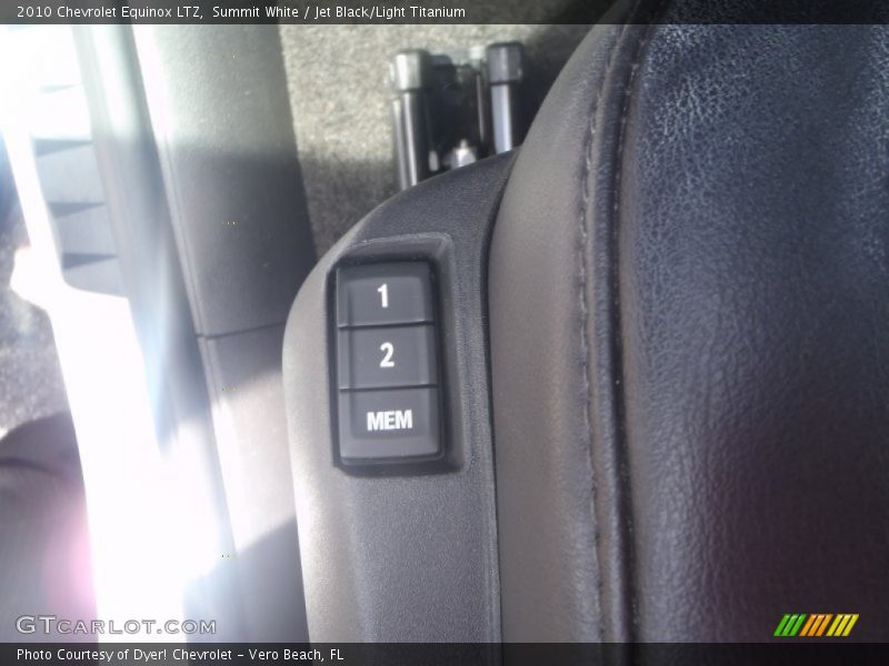 Summit White / Jet Black/Light Titanium 2010 Chevrolet Equinox LTZ