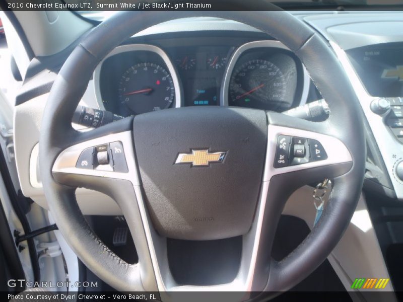 Summit White / Jet Black/Light Titanium 2010 Chevrolet Equinox LTZ