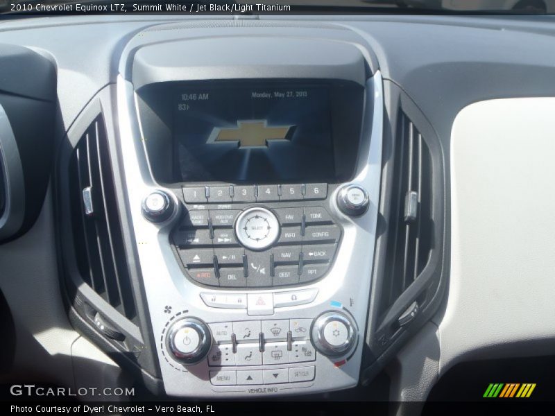 Summit White / Jet Black/Light Titanium 2010 Chevrolet Equinox LTZ