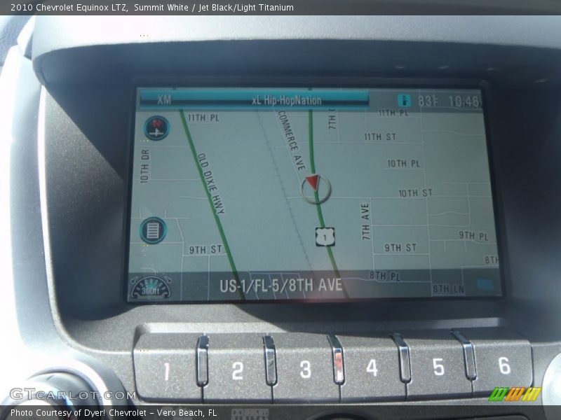 Summit White / Jet Black/Light Titanium 2010 Chevrolet Equinox LTZ