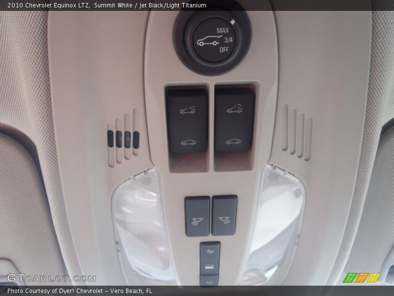 Summit White / Jet Black/Light Titanium 2010 Chevrolet Equinox LTZ