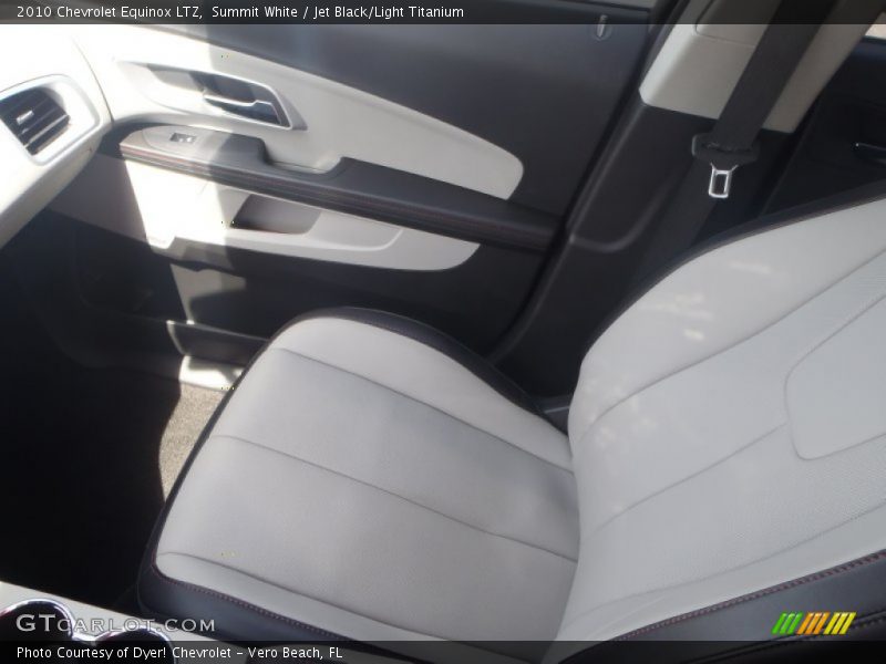 Summit White / Jet Black/Light Titanium 2010 Chevrolet Equinox LTZ
