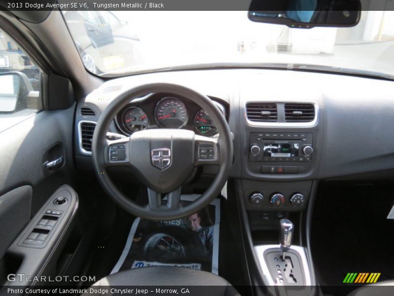 Tungsten Metallic / Black 2013 Dodge Avenger SE V6
