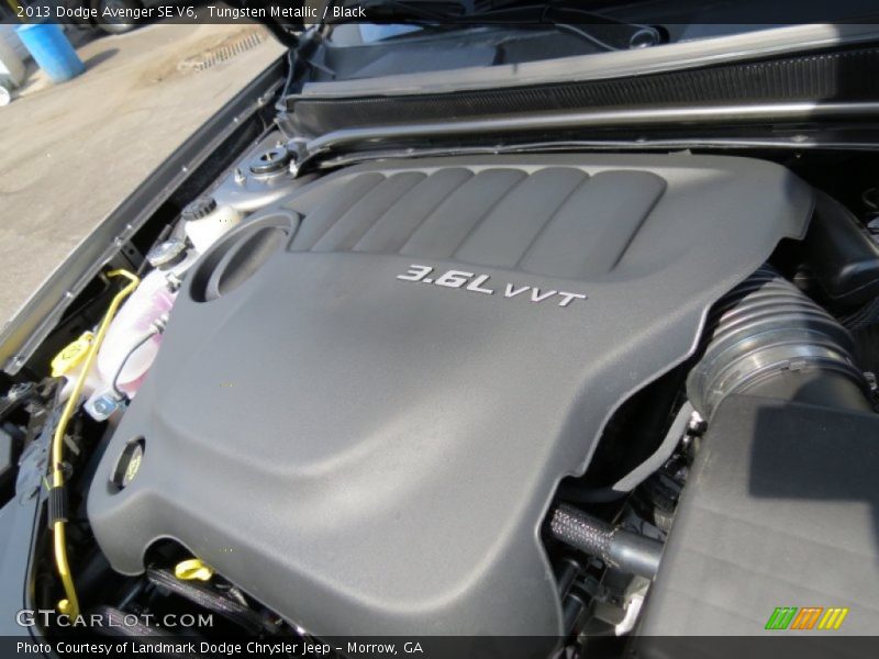 Tungsten Metallic / Black 2013 Dodge Avenger SE V6
