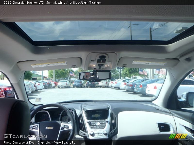Summit White / Jet Black/Light Titanium 2010 Chevrolet Equinox LTZ
