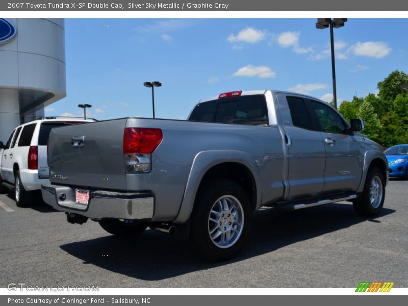 Silver Sky Metallic / Graphite Gray 2007 Toyota Tundra X-SP Double Cab
