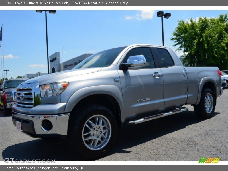 Silver Sky Metallic / Graphite Gray 2007 Toyota Tundra X-SP Double Cab