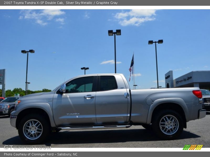 Silver Sky Metallic / Graphite Gray 2007 Toyota Tundra X-SP Double Cab