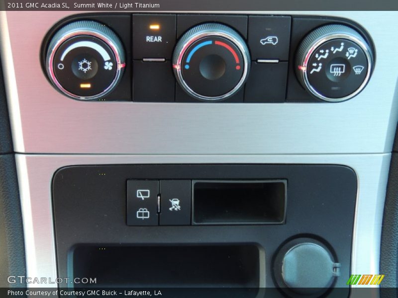 Summit White / Light Titanium 2011 GMC Acadia SL