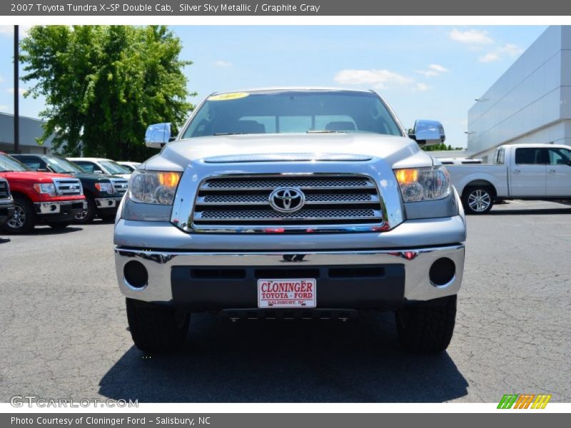 Silver Sky Metallic / Graphite Gray 2007 Toyota Tundra X-SP Double Cab