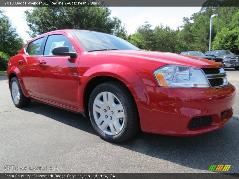 Redline 2-Coat Pearl / Black 2013 Dodge Avenger SE