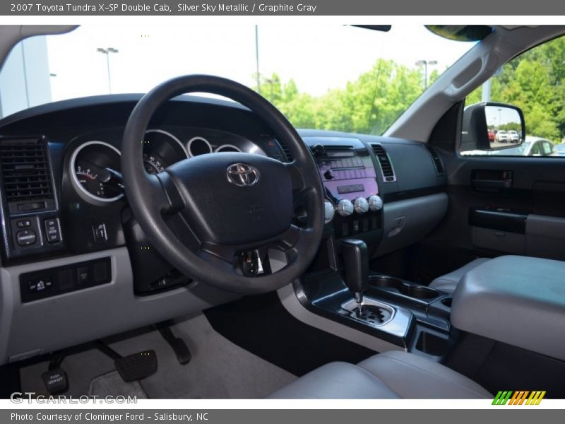Silver Sky Metallic / Graphite Gray 2007 Toyota Tundra X-SP Double Cab