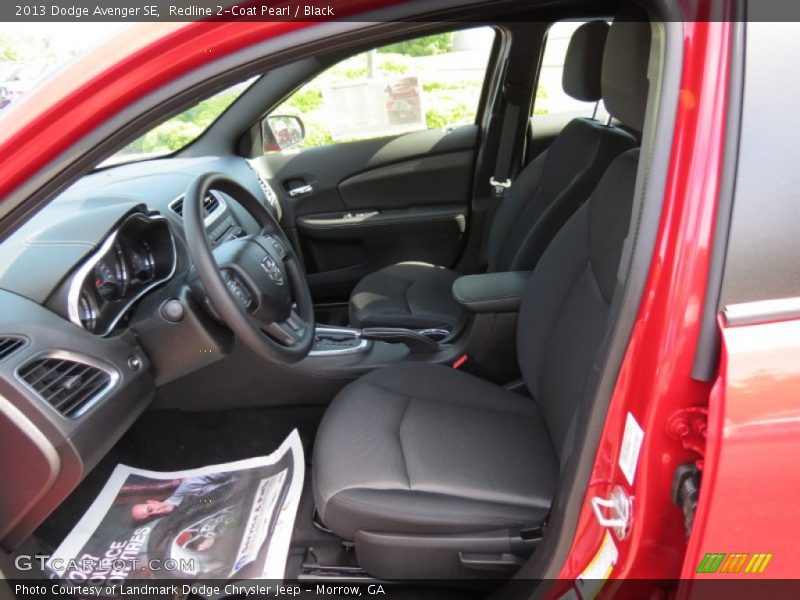 Redline 2-Coat Pearl / Black 2013 Dodge Avenger SE